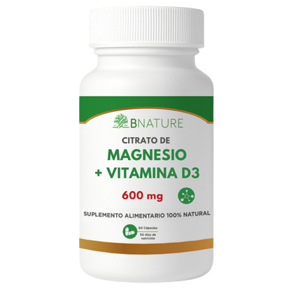 Citrato de Magnesio + Vitamina D3