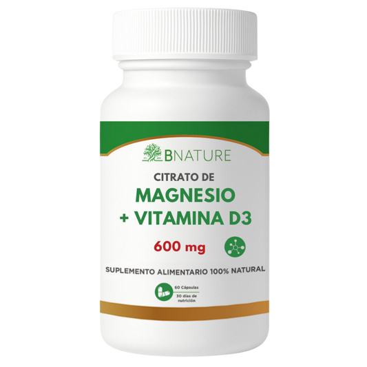 Citrato de Magnesio + Vitamina D3