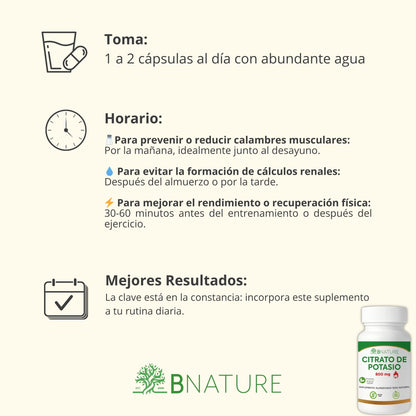 Citrato de Potasio 800 Mg