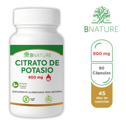 Citrato de Potasio 800 Mg
