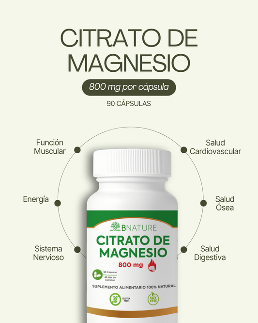 Pack x3 Citrato Magnesio 800mg