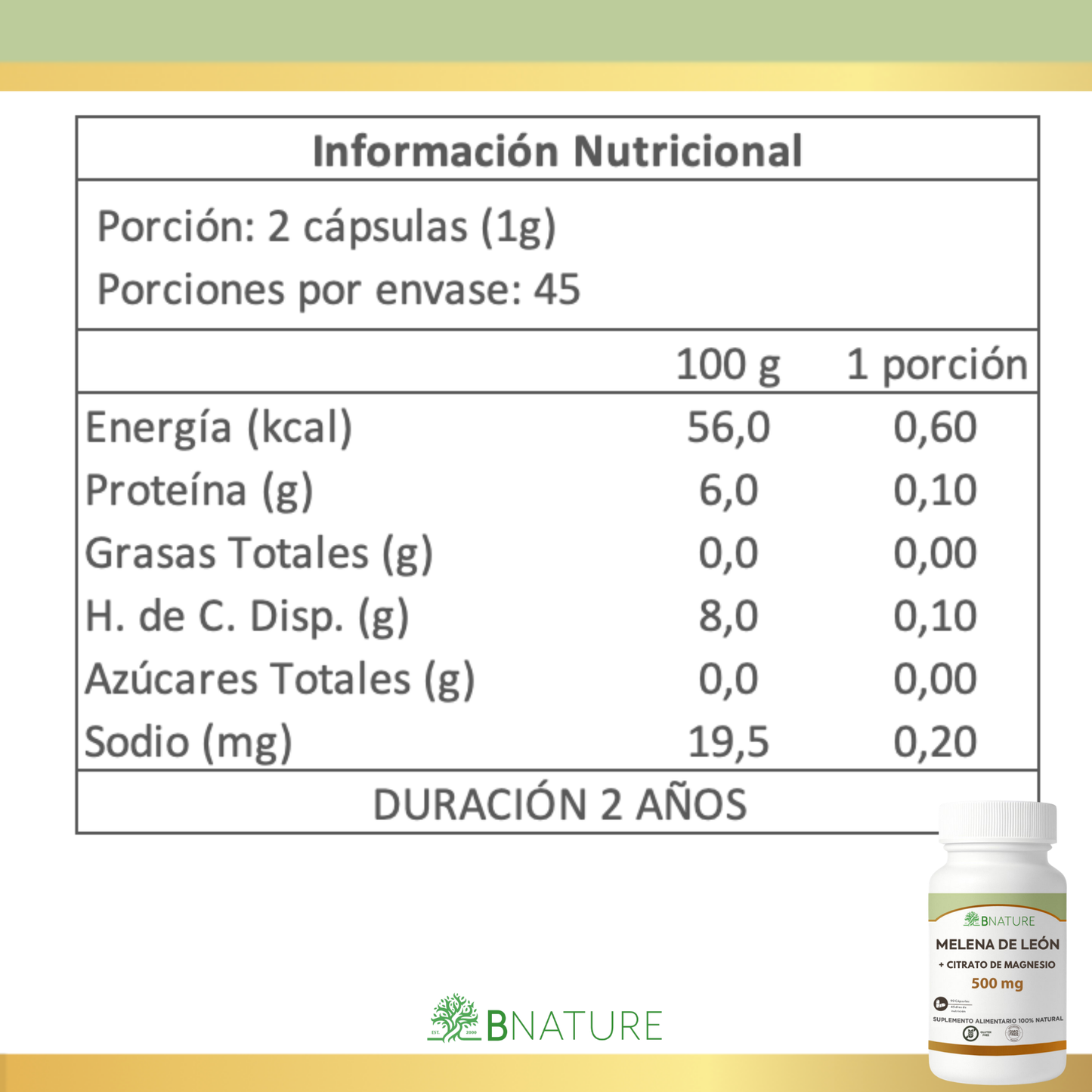 Melena de León + Citrato de Magnesio