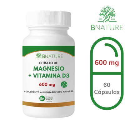 Citrato de Magnesio + Vitamina D3
