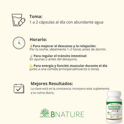 Pack x3 Citrato Magnesio 800mg