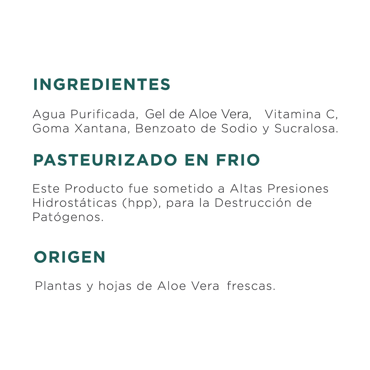 Aloe Vera Gel 1 Litro