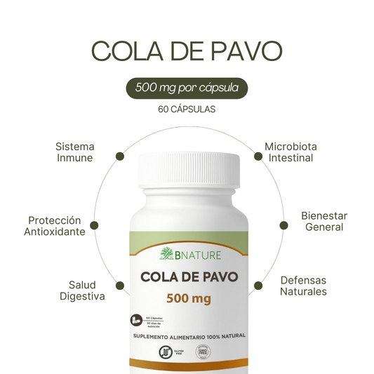 Cola de Pavo 500 mg