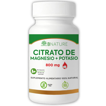 Citrato de Magnesio y Potasio 800 Mg