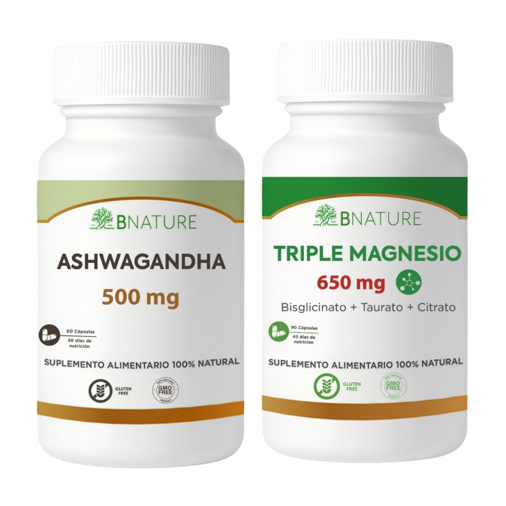 Pack Relax: Triple Magnesio + Ashwagandha