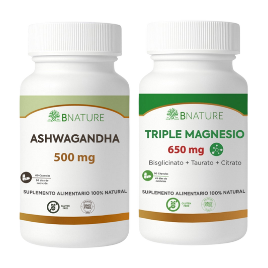 Pack Relax: Triple Magnesio + Ashwagandha