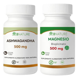 Pack Sleep: Magnesio Bisglicinato + Ashwagandha B Nature