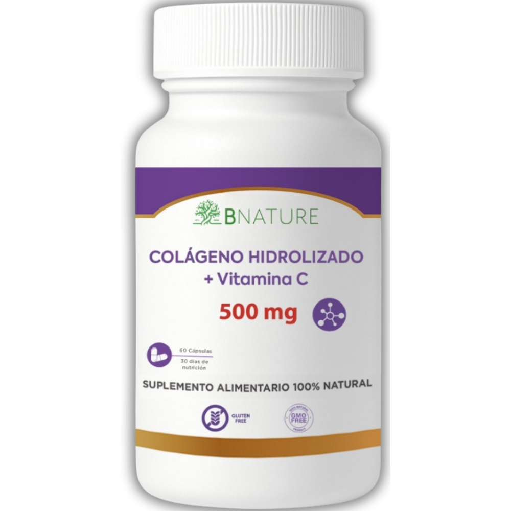 Colágeno Hidrolizado + Vitamina C 500 Mg