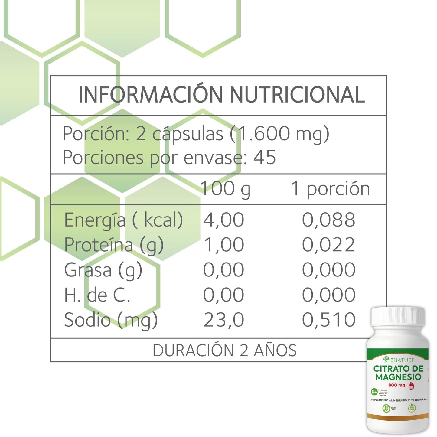 Pack Armonía Interna: Citrato de Magnesio 800 mg + Aloe Vera Gel 1L