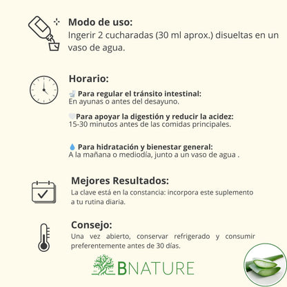Pack Armonía Interna: Citrato de Magnesio 800 mg + Aloe Vera Gel 1L