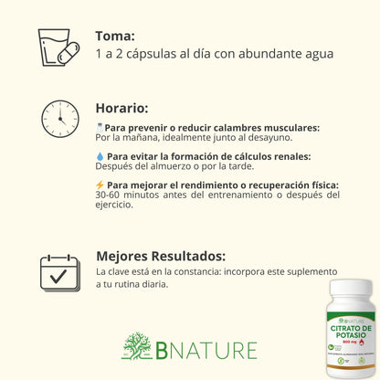 Pack Citrato de Magnesio + Citrato de Potasio 800mg