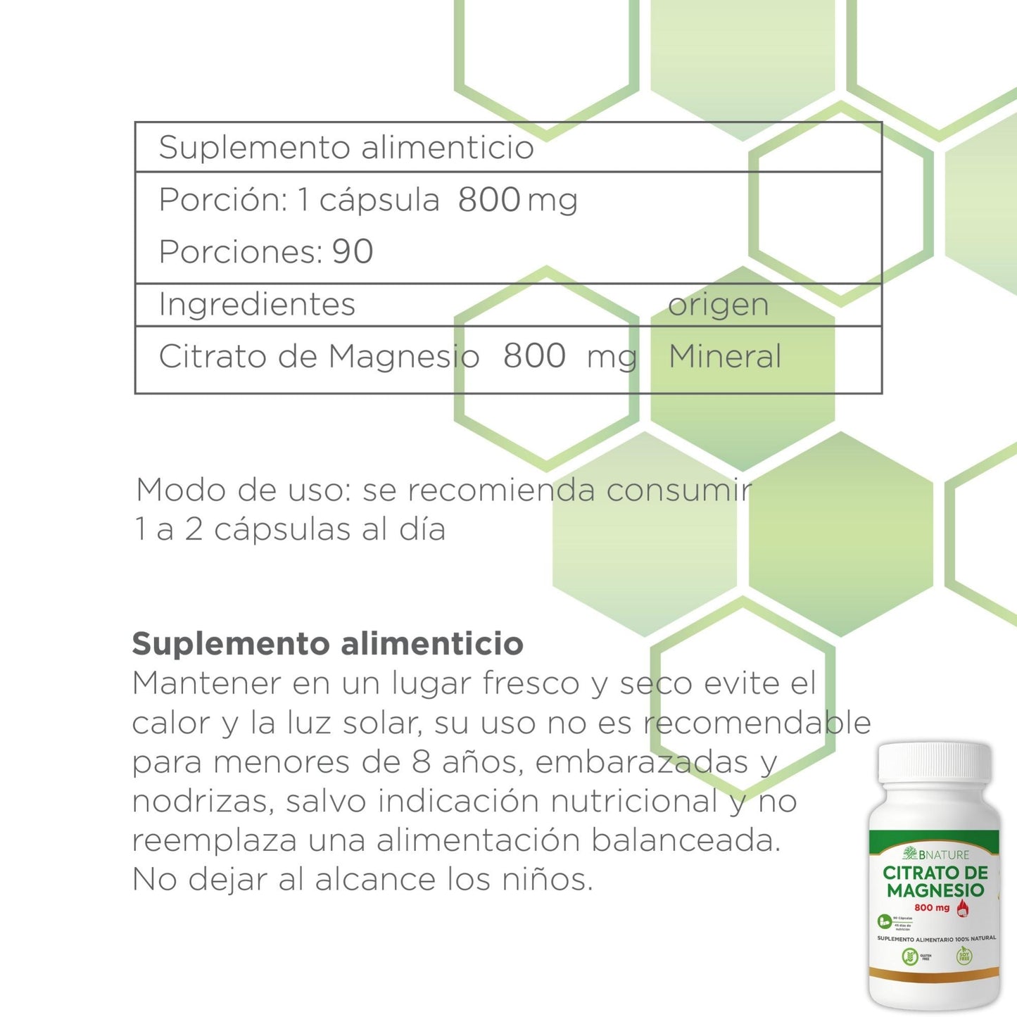 Pack Armonía Interna: Citrato de Magnesio 800 mg + Aloe Vera Gel 1L