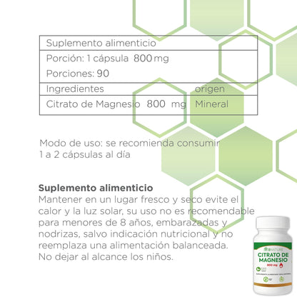 Pack Armonía Interna: Citrato de Magnesio 800 mg + Aloe Vera Gel 1L
