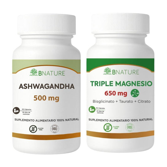 Pack Relax: Triple Magnesio + Ashwagandha