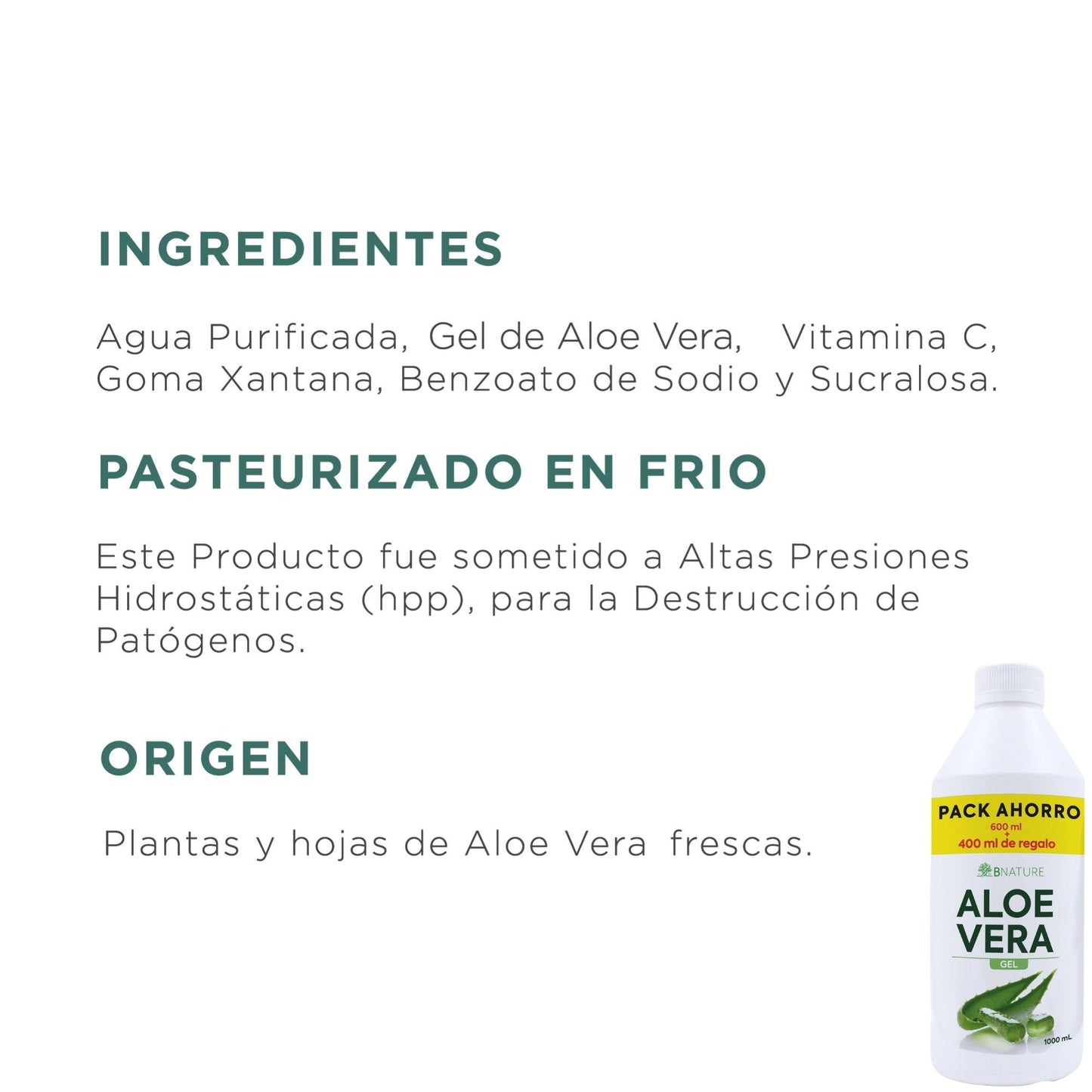 Pack Armonía Interna: Citrato de Magnesio 800 mg + Aloe Vera Gel 1L